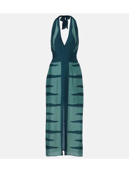 Rochie midi Vix Paula Hermanny cu imagine albastru