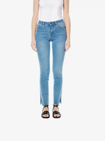 KOROSHI Jeans denim albastru