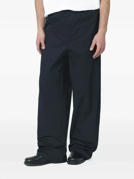 Pantaloni Jil Sander albastru