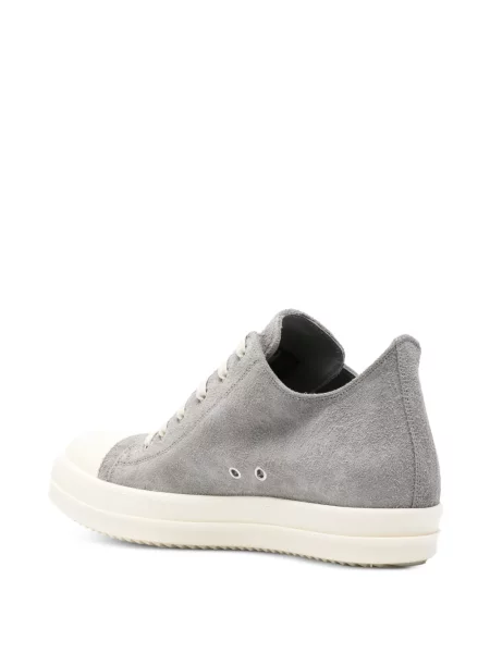 Sneakers Rick Owens με κορδόνια σουέντ γκρι