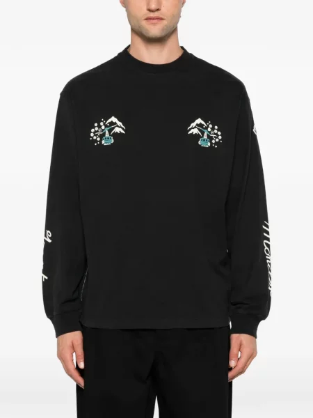 Lung tricou Moncler negru
