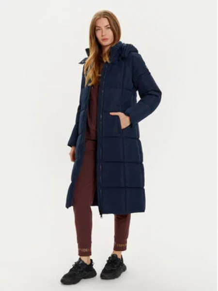 Emporio Armani Vatovaná bunda Tmavomodrá