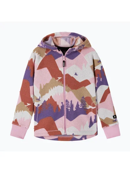 Gyerek polár pulóver Reima Northern Fleece Hoodie grey pink. Méret: szürke