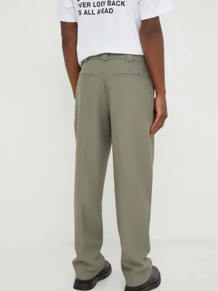Won Hundred pantaloni barbati drept verde
