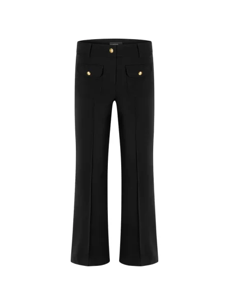 Pantaloni Cambio cu petice negru