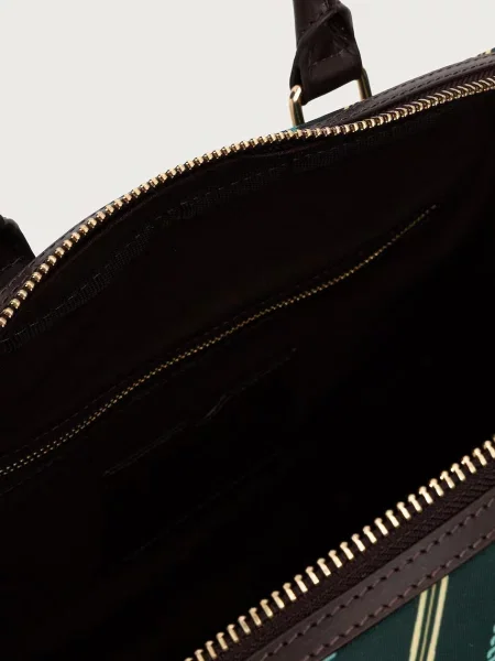 Drôle de Monsieur férfi táska Weekender Monogramme zöld