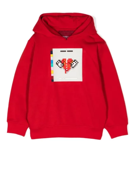 Bluza z kapturem dziecięca Mostly Heard Rarely Seen 8-bit czerwona