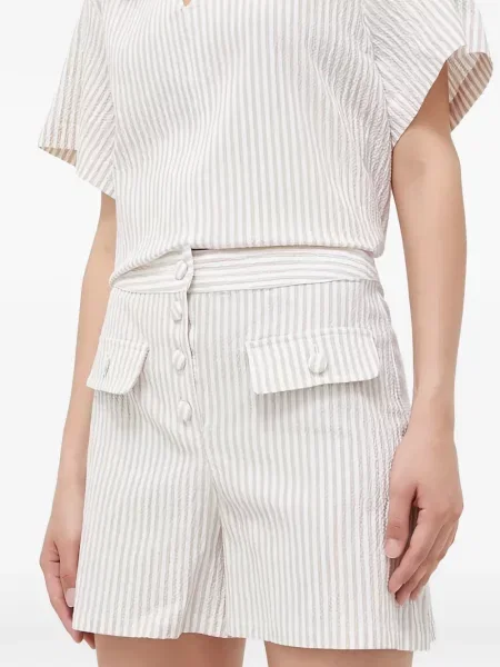 Szorty Benetton w paski białe