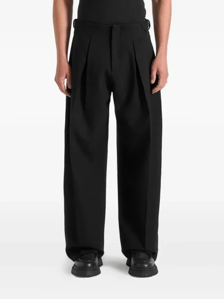 Plisované kalhoty Manière De Voir černé