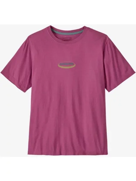 Koszulka Patagonia 95 Oval Logo krótki rękaw M różowa