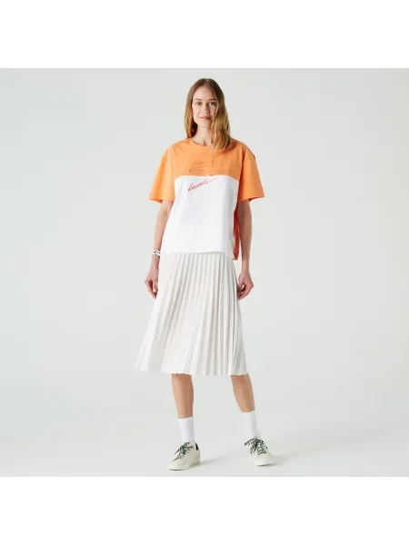 Lacoste спідниця плісирована біла