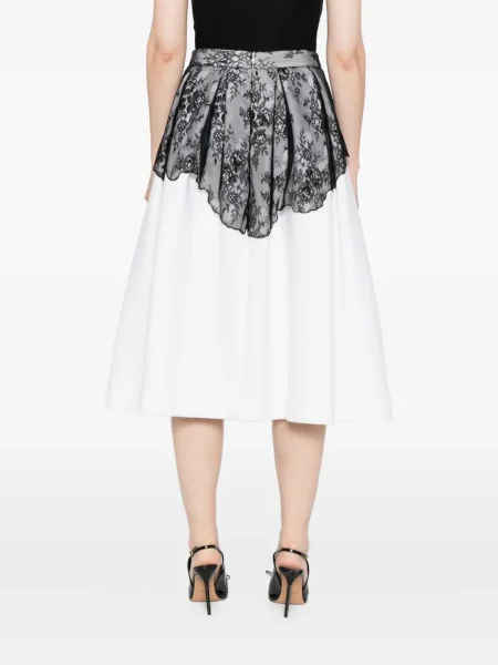 Fustă Ych cu model floral din dantelă
