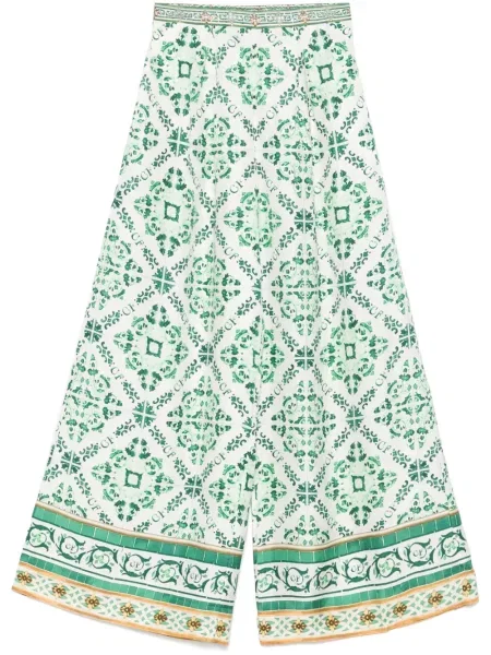 Pantaloni Camilla alb