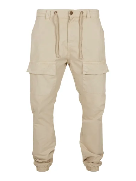 Pantaloni de trening Urban Classics cu buzunar frontal bej