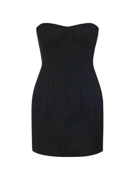 Rochie mini Elisabetta Franchi de lână negru