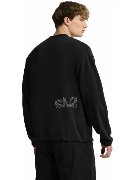 Флісова кофта Jack Wolfskin чорний