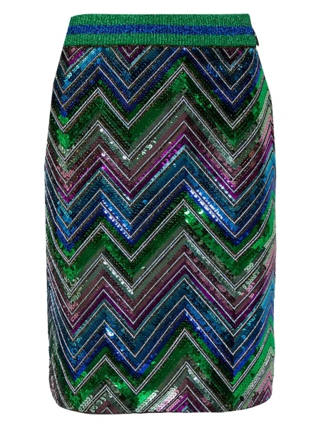 Fustă midi Gucci Pre-owned albastru