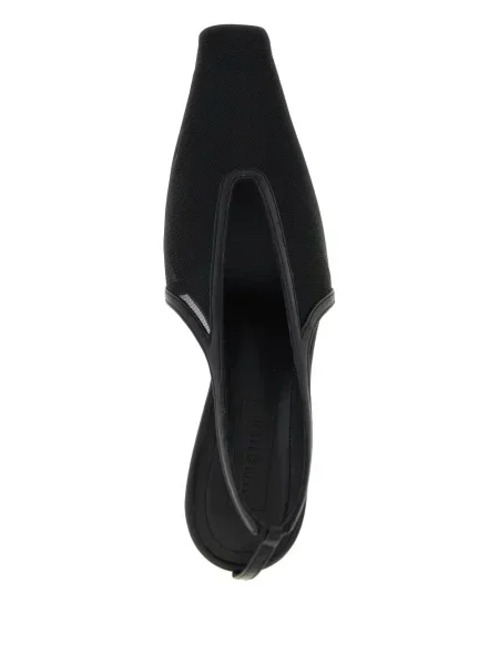 Pantofi cu toc Armarium plasă slingback negru