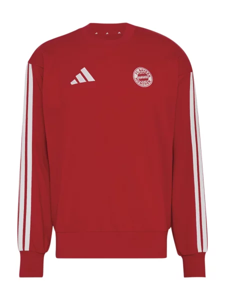 ADIDAS PERFORMANCE Hanorac sport FCB DNA roșu alb