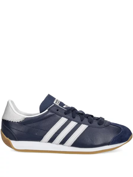 Маратонки Adidas Terrex с връзки на райета с дантела червено