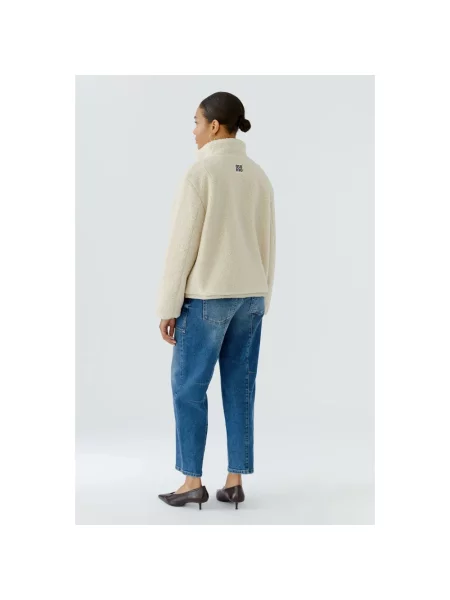 Bluza rozpinana Oui beżowa