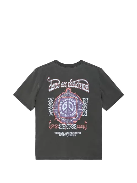 Tricou Deus Ex Machina cu imagine gri