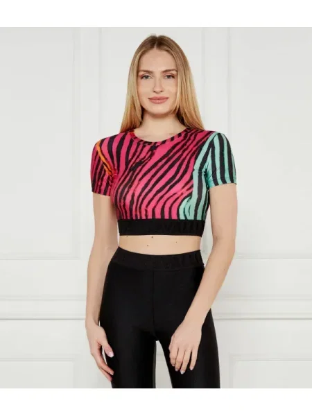 Just Cavalli Bluză | Cropped Fit roz