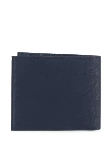 Portofel Emporio Armani cu autograf albastru