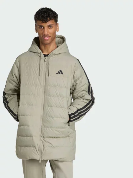 Пуховик adidas зелений