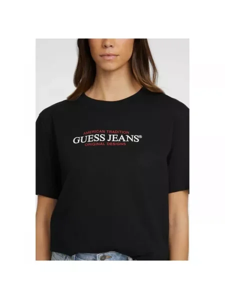Guess Jeans póló női fekete