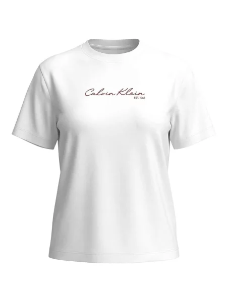 Póló Calvin Klein Jeans Ss Graphic Boxy Tee White XS fehér