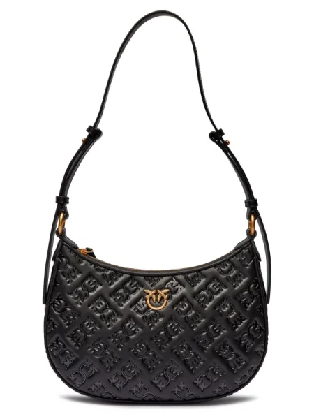 Rucsac Pinko din piele negru