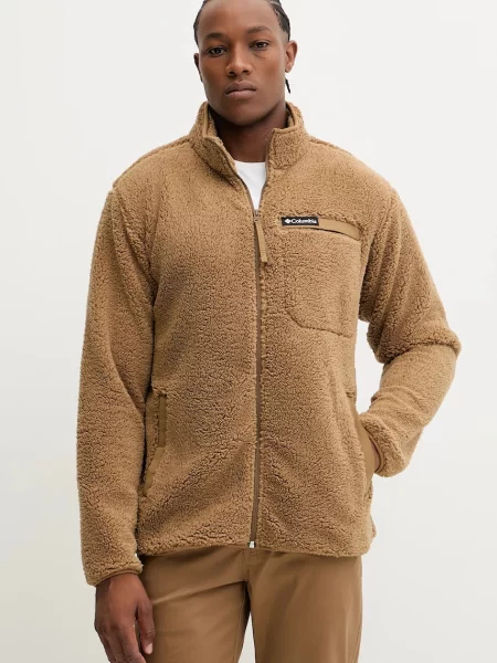 Columbia bluza outdoorowa Rugged Ridge zielony gładka brązowa