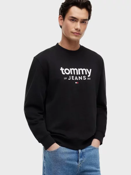 Світшот Tommy Jeans чорний