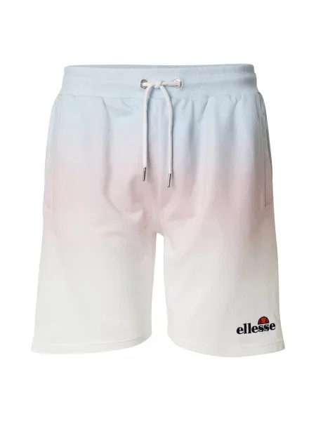 ELLESSE Hlače Raggiugere svetlo modra / svetlo roza / rdeča bela