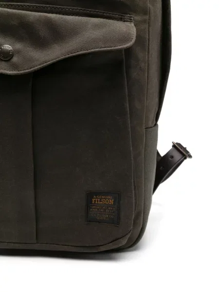Rucsac Filson din piele de căprioară verde