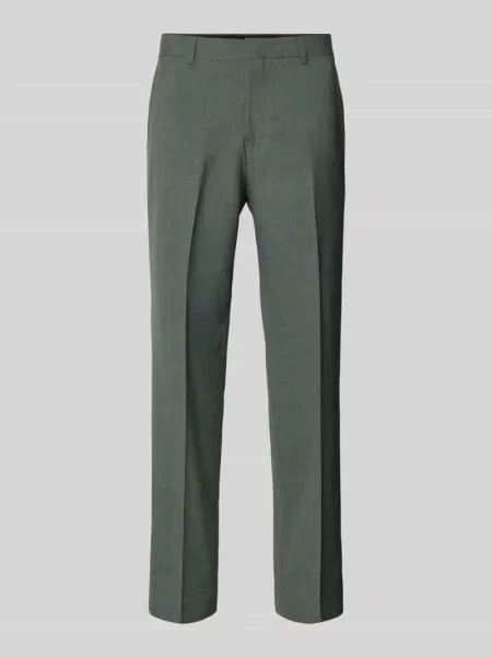 Spodnie garniturowe o kroju slim fit z dodatkiem wełny model Awesley' Matinique beżowe