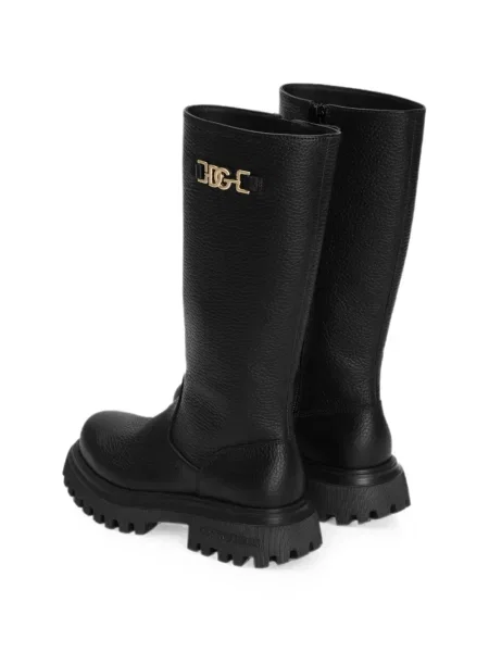 Botki dziecięce Dolce And Gabbana czarne