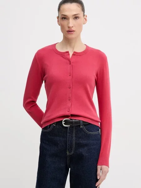 United Colors of Benetton kardigan czerwony