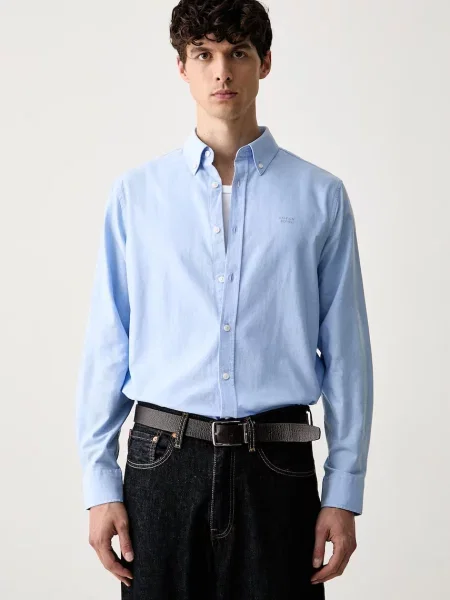 Cămașă de blugi Guess Jeans albastru