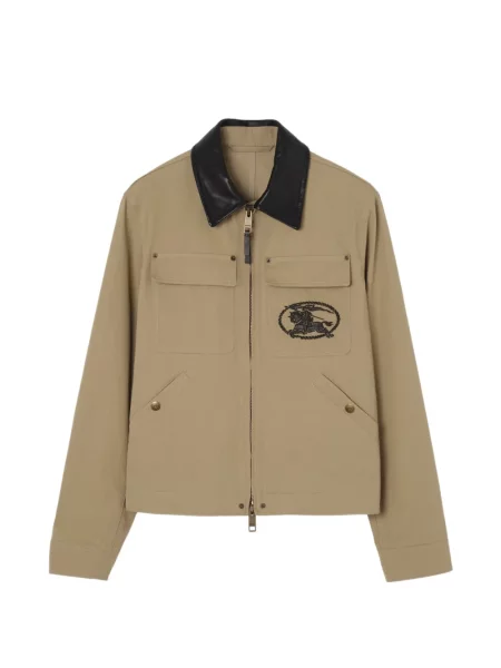 Gulerat geanta de piele Burberry