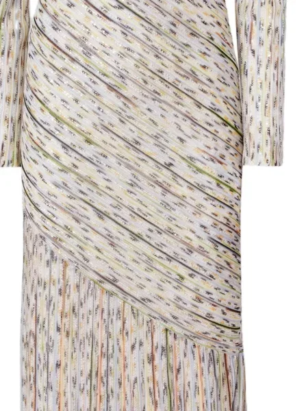 Rochie maxi Missoni plisată lungă de costum