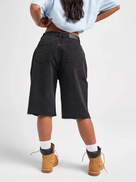 Supply&demand Szorty Denim Jorts Bleek czarne