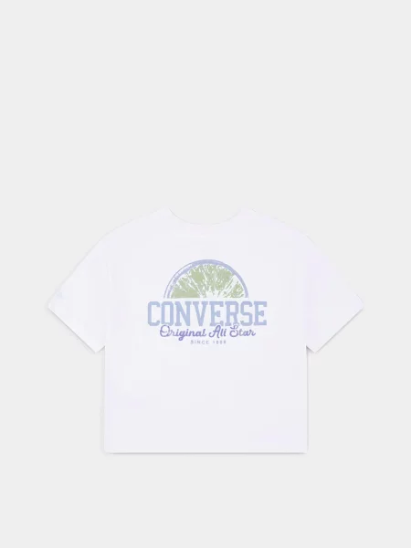 Детская спортивная футболка Converse белая