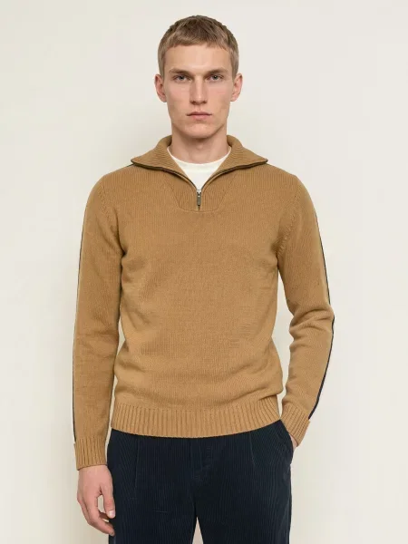 Colmar Sweter Typu Troyer beige biały