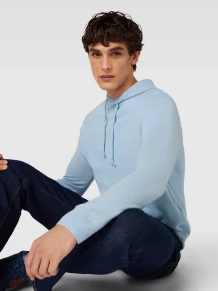 Bluza z kapturem z prążkowanymi ściągaczami Polo Ralph Lauren