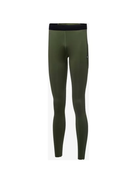 Długie legginsy GOREWEAR Impulse w kolorze ciemnozielonym i czarnym XXL zielone
