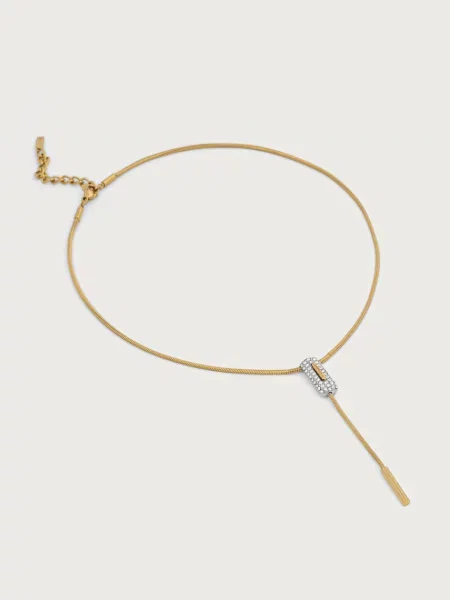 Trussardi lănțișor cu pandantiv pentru femei din metal