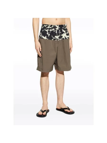 Bermudy Dries Van Noten beżowe