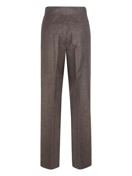 Pantaloni Max Mara de lână maro